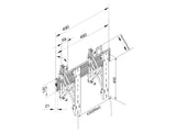 Multibrackets 5105 skærmbeslag til skiltning 165,1 cm (65") Sølv