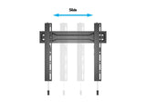 Multibrackets 5556 tv-beslag 139,7 cm (55") Sort