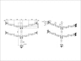 Multibrackets 5891 skærmbeslag og -stativer 76,2 cm (30") Skrivebord Sort