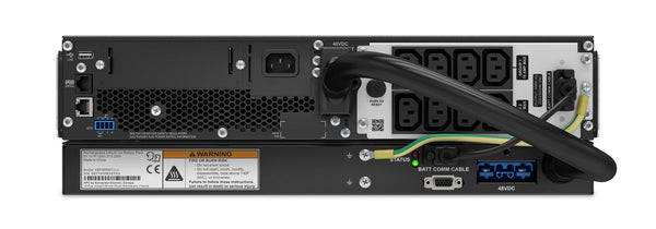 APC SRTL1000RMXLI UPS-enhed Dobbeltkonvertering (online) 1 kVA 900 W 8 AC stikkontakt(er)