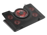 GENESIS Oxid 550 køling til laptop 43,9 cm (17.3") 2800 rpm Sort