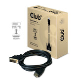 CLUB3D CAC-1210 videokabel adapter DVI Dual Link HDMI Type A (Standard) Sort