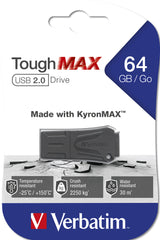 Verbatim ToughMAX USB-nøgle 64 GB USB Type-A 2.0 Sort