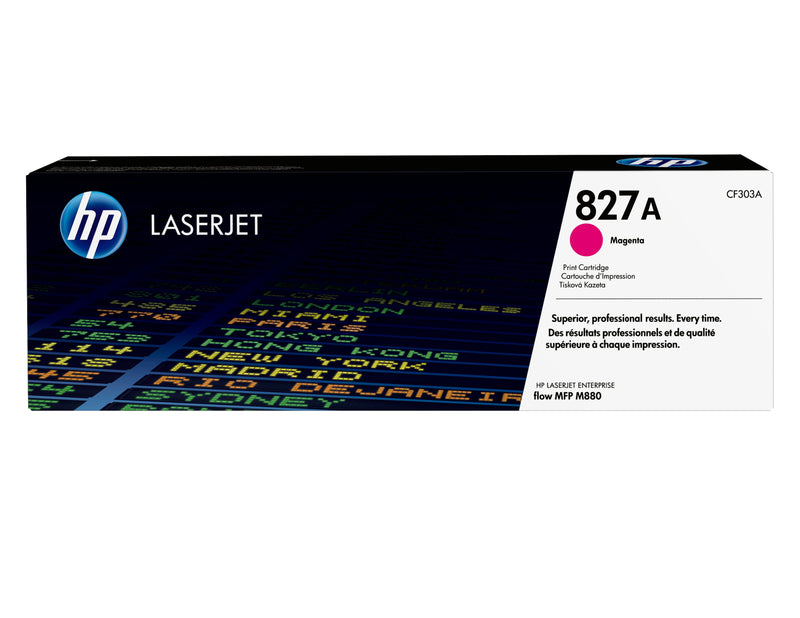 HP 827A Magenta Original LaserJet Toner Cartridge tonerpatron 1 stk