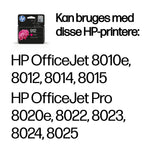 HP 912 Magenta Original Ink Cartridge blækpatron 1 stk Standard udbytte