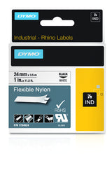 DYMO 1734524 etiketbånd Sort på hvid