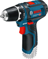Bosch GSR 10,8-2-LI Professional Nøglefri Sort, Blå, Rød
