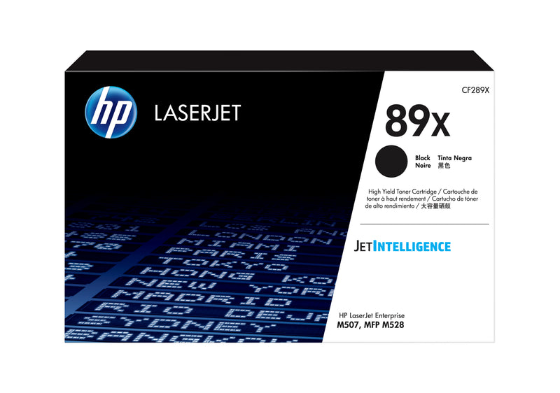 HP 89X High Yield Black Original LaserJet Toner Cartridge tonerpatron 1 stk