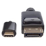 Manhattan 152464 videokabel adapter 2 m USB Type-C DisplayPort Sort