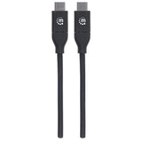 Manhattan 355247 USB-kabel USB 2.0 2 m USB C Sort