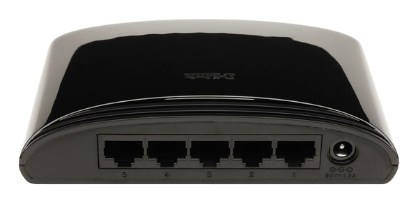 D-Link DES-1005D Ikke administreret Fast Ethernet (10/100) Sort