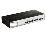 D-Link DGS-1210-10 netværksswitch Administreret L2 Gigabit Ethernet (10/100/1000) 1U Sort, Grå