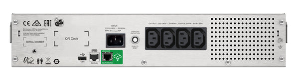 APC SMC1000I-2UC UPS-enhed Interaktivt indgangsstik 1 kVA 600 W 4 AC stikkontakt(er)