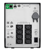 APC SMC1500IC UPS-enhed Interaktivt indgangsstik 1,5 kVA 900 W 8 AC stikkontakt(er)