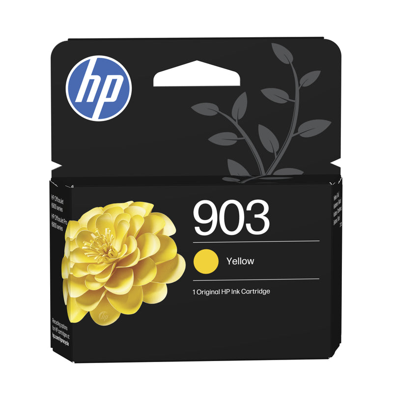 HP 903 Yellow Original Ink Cartridge blækpatron 1 stk Standard udbytte