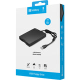 Sandberg 133-50 diskettedrev Eksternt floppy-drev USB 2.0