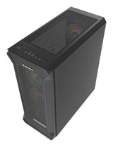GENESIS Irid 505 ARGB Midi Tower Sort, Transparent