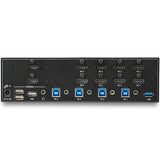 StarTech.com SV431DHD4KU KVM Switch Stativ-montering Sort