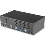 StarTech.com SV431DHD4KU KVM Switch Stativ-montering Sort