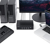 StarTech.com SV431DHD4KU KVM Switch Stativ-montering Sort