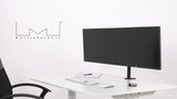 Multibrackets 5853 skærmbeslag og -stativer 76,2 cm (30") Skrivebord Sort