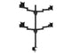 Multibrackets 5891 skærmbeslag og -stativer 76,2 cm (30") Skrivebord Sort