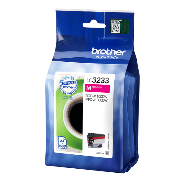 Brother LC3233M blækpatron 1 stk Original Standard udbytte Magenta