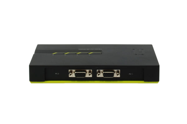 LevelOne KVM-0422 KVM Switch Sort, Grøn