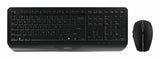CHERRY JD-7000EU-2 tastatur Mus inkluderet Hjemme/kontor RF trådløst QWERTY Engelsk Sort