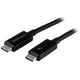 StarTech.com TBLT3MM1M Thunderbolt kabel 1 m 20 Gbit/sek. Sort
