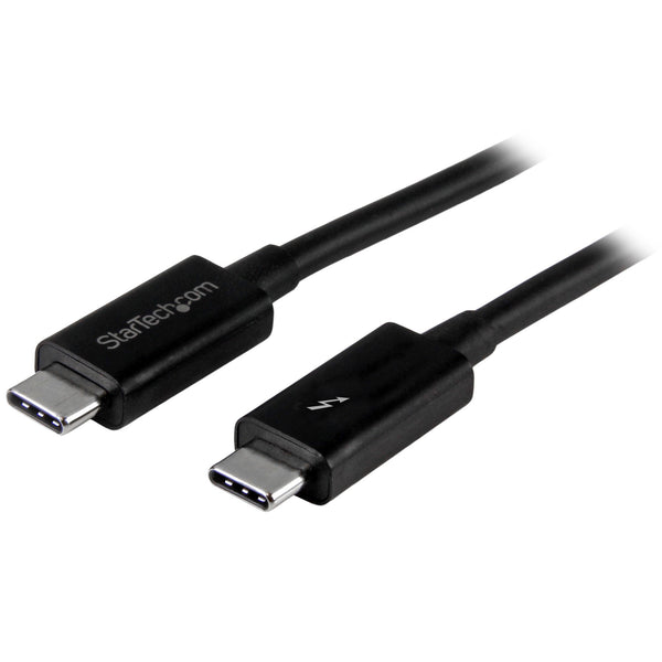 StarTech.com TBLT3MM1M Thunderbolt kabel 1 m 20 Gbit/sek. Sort