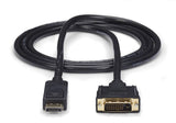 StarTech.com DP2DVI2MM6 videokabel adapter 1,8 m DisplayPort DVI-D Sort