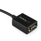StarTech.com DP2VGA2 videokabel adapter 0,225 m DisplayPort VGA (D-Sub) Sort