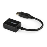 StarTech.com DP2VGA2 videokabel adapter 0,225 m DisplayPort VGA (D-Sub) Sort