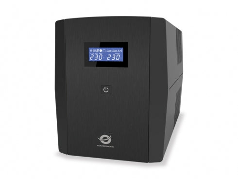 Conceptronic ZEUS04E UPS-enhed Interaktivt indgangsstik 2,2 kVA 1320 W 6 AC stikkontakt(er)