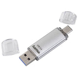 Hama C-Laeta USB-nøgle 64 GB USB Type-A / USB Type-C 3.2 Gen 1 (3.1 Gen 1) Sølv