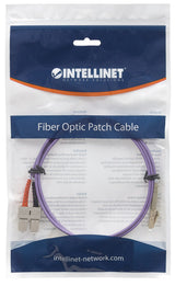 Intellinet 750936 InfiniBand og fiberoptisk kabel 3 m LC SC Violet