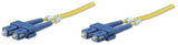 Intellinet 470605 InfiniBand og fiberoptisk kabel 1 m SC Gul