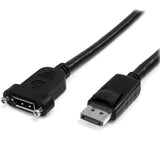 StarTech.com DPPNLFM3PW DisplayPort kabel 0,9 m Sort