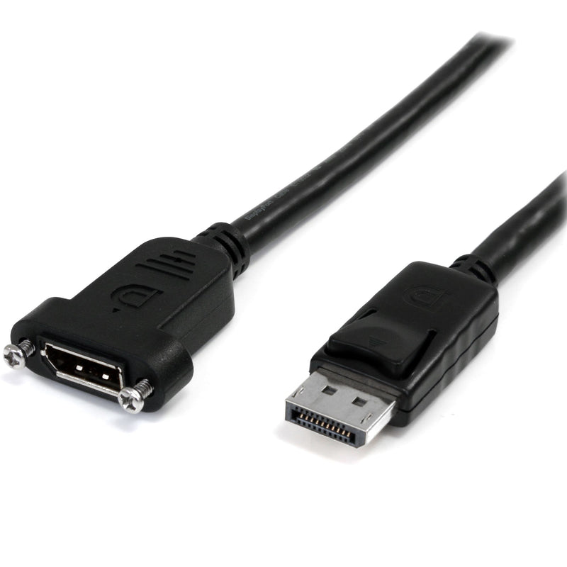 StarTech.com DPPNLFM3PW DisplayPort kabel 0,9 m Sort