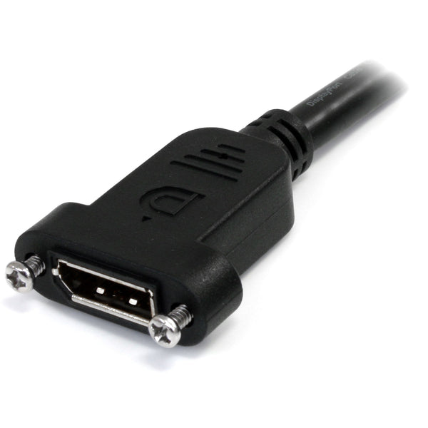 StarTech.com DPPNLFM3PW DisplayPort kabel 0,9 m Sort