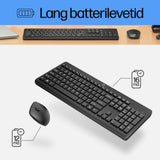 HP 230 Wireless Mouse and Keyboard Combo tastatur Mus inkluderet Kontor RF trådløst Sort