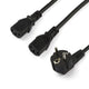 StarTech.com PXT101YEU2M el-ledning Sort 2 m CEE7/7 2 x C13 forbinder