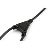 StarTech.com PXT101YEU2M el-ledning Sort 2 m CEE7/7 2 x C13 forbinder
