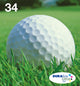 Epson Golf ball C13T34664510 blækpatron 1 stk Original Standard udbytte Sort, Blå, Magenta, Gul
