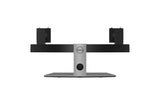 DELL Dual Monitor Stand 68,6 cm (27") Skrivebord Aluminium, Sort