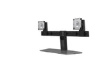 DELL Dual Monitor Stand 68,6 cm (27") Skrivebord Aluminium, Sort