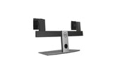 DELL Dual Monitor Stand 68,6 cm (27") Skrivebord Aluminium, Sort