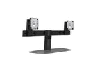 DELL Dual Monitor Stand 68,6 cm (27") Skrivebord Aluminium, Sort