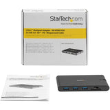 StarTech.com DKT30CHVSCPD dockingstation Ledningsført USB 3.2 Gen 1 (3.1 Gen 1) Type-C Sort